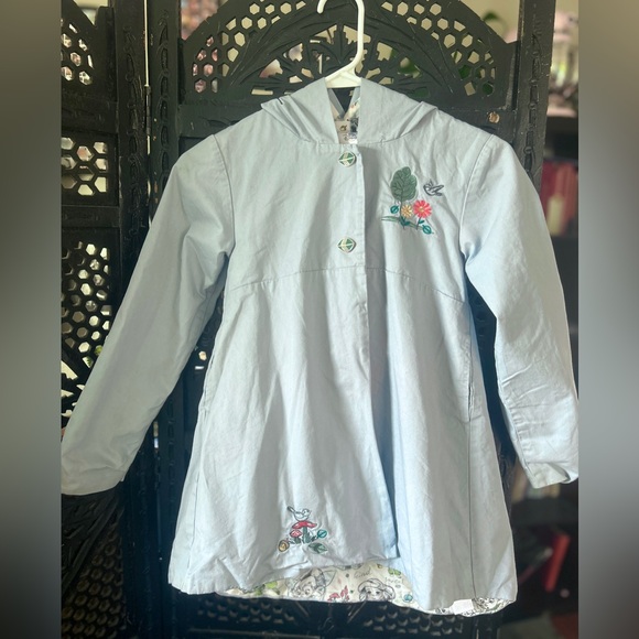 Disney Animators Littles Collection Kids Light Blue Coat - Picture 1 of 8